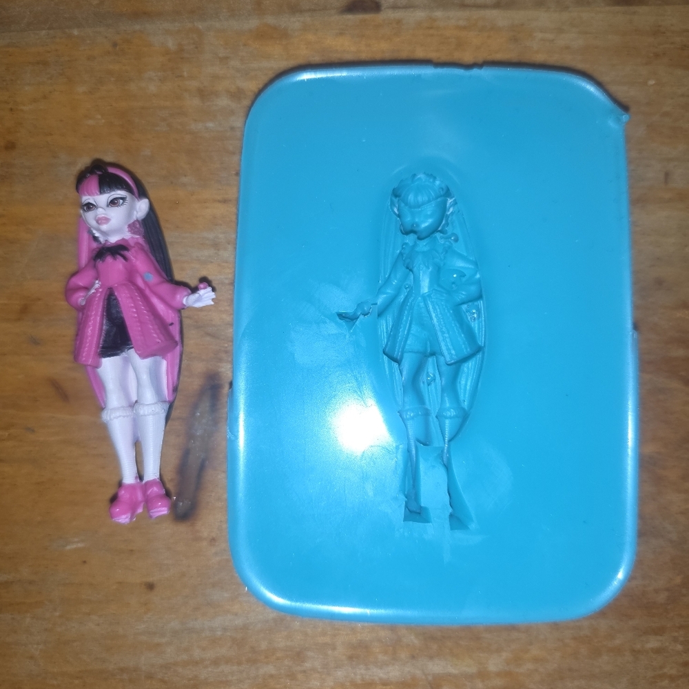 Monster High Draculaura Figure Baking Mold Cake, Candy, Chocolate, Fondant